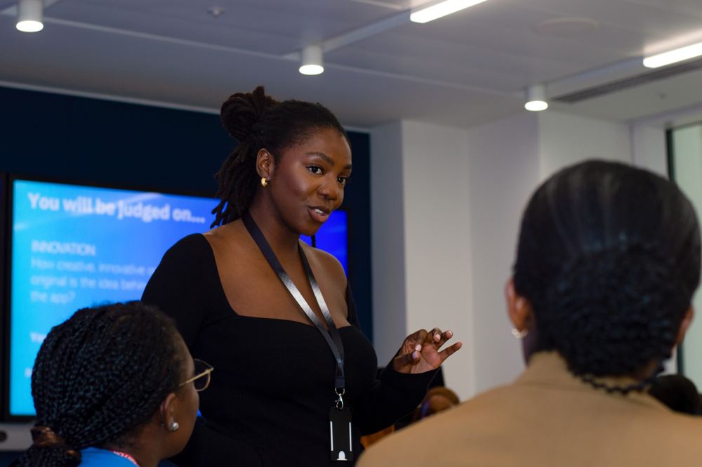 A WCAN insight session with a speaker presenting