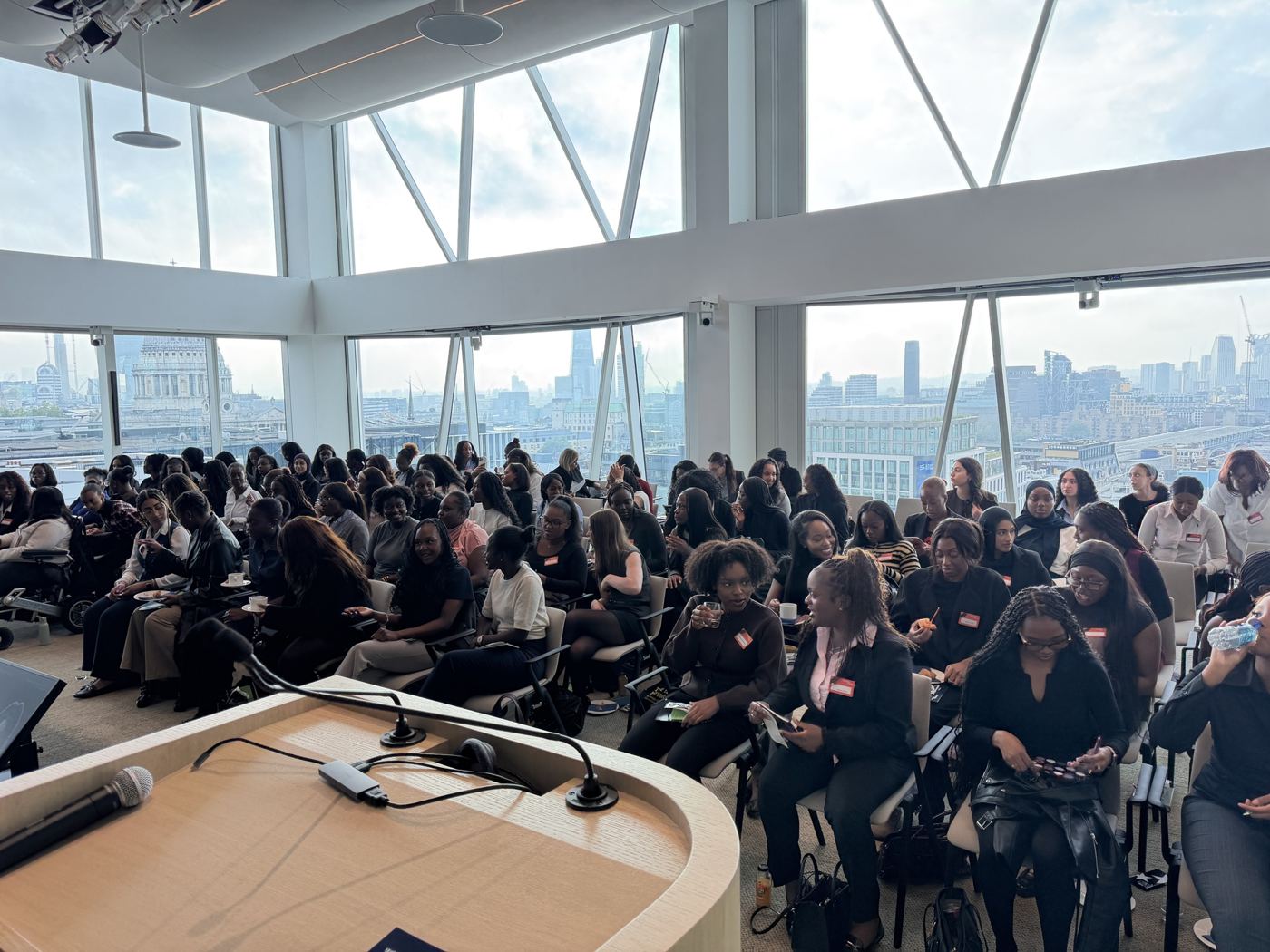 A full room of women at a WCAN conference